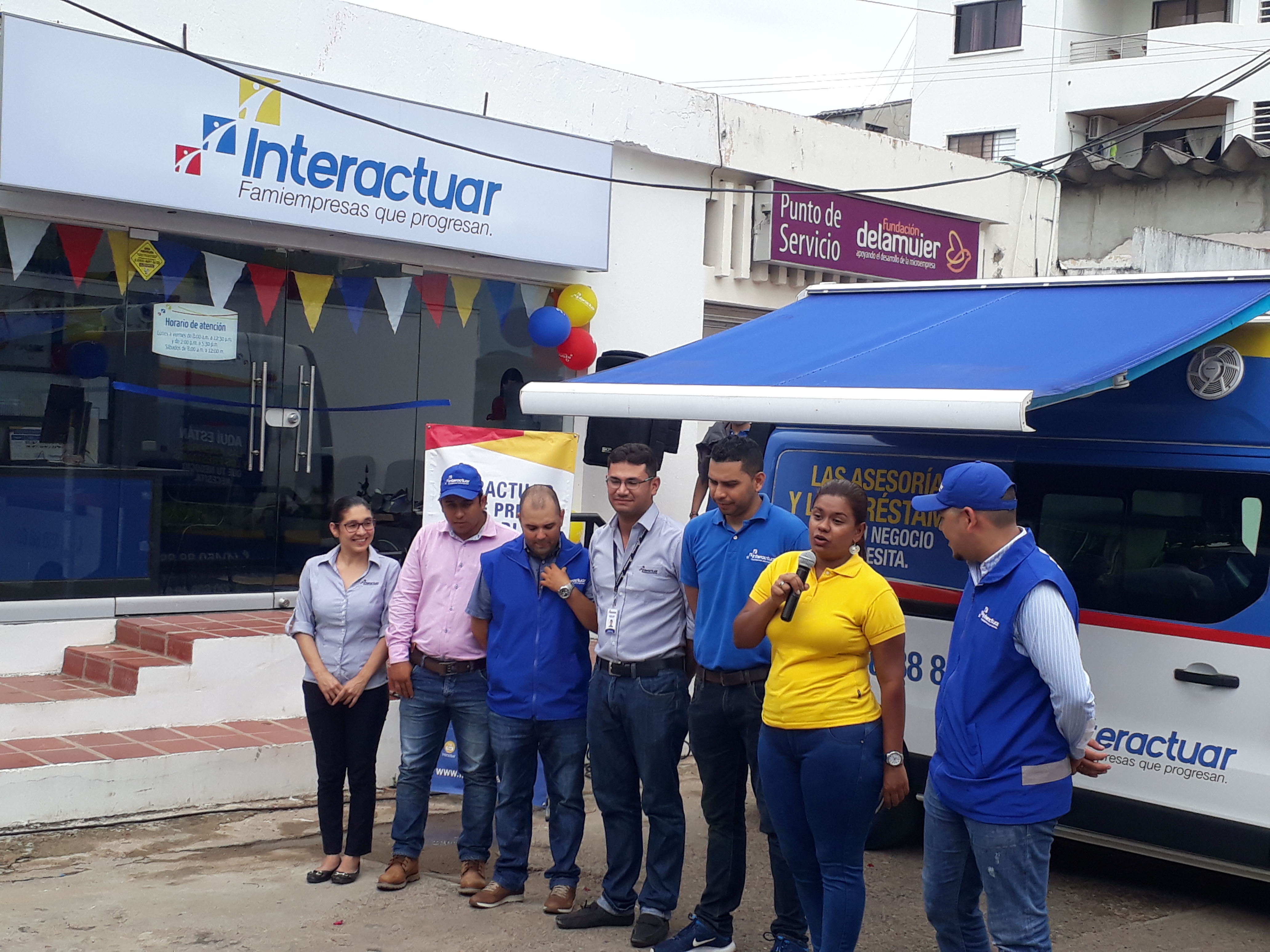 Apertura de oficina de corporación INTERACTUAR  Sahagún Córdoba