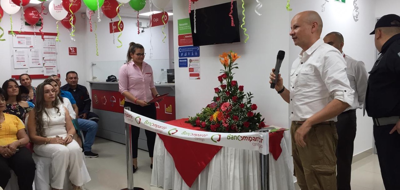 Bancompartir abre su primera oficina en La Plata