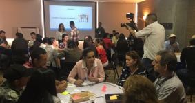 Interactuar llevó a cabo su rueda de oportunidades con egresados del Método Base De aceleración Empresarial MBA agro y urbano, actores de cadenas de valor agropecuarias, inversionistas sociales entre otros, con el fin de construir un espacio donde empresarios de diversos sectores económicos tuvieran la oportunidad de encontrarse y asimismo generar nuevas oportunidades de negocio.